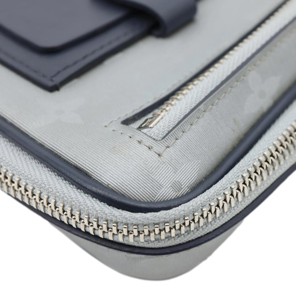 Louis Vuitton  Satellite Alpha Monogram Canvas Clutch Bag Silver - Picture 6 of 14
